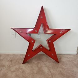 Red Star Marquee Light - Threshold 