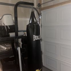 Everlast Punching Bag With Stand