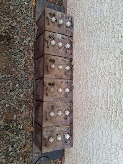 Old golf cart batteries