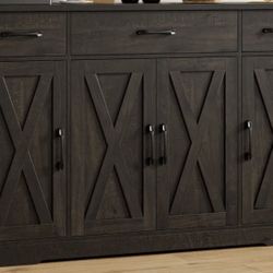 ✨ NEW Coffee Bar Cabinet – Assembly Required ✨ $125 OBO— Shelbyville, TN