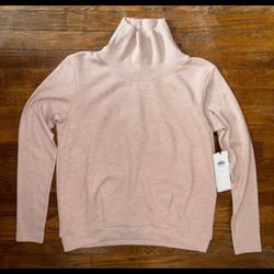 ALO Yoga Clarity Long Sleeve Turtleneck Sweater Size Women’s Large NEW