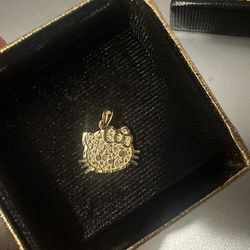 10kt Solid Gold Hello Kitty Pendant‼️