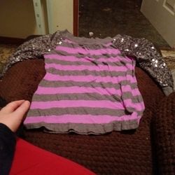 Justice Sparkle Long Sleeve Shirt