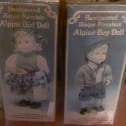 Porcelain Doll Set