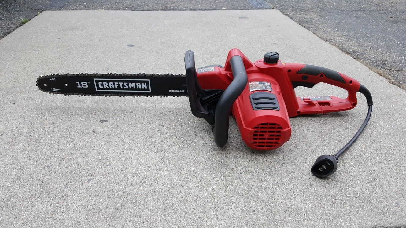 Craftsman 18" Electric Chainsaw