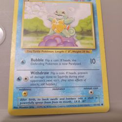 Pokemon Card 1995 96 98