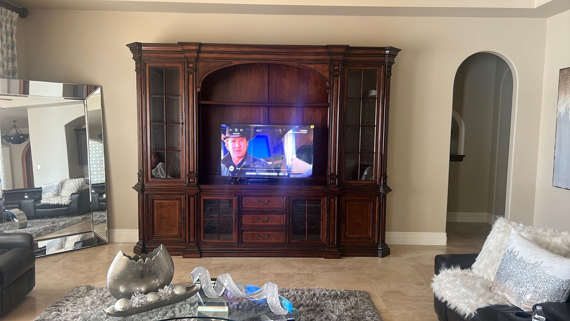 Custom Wall Unit.  395 