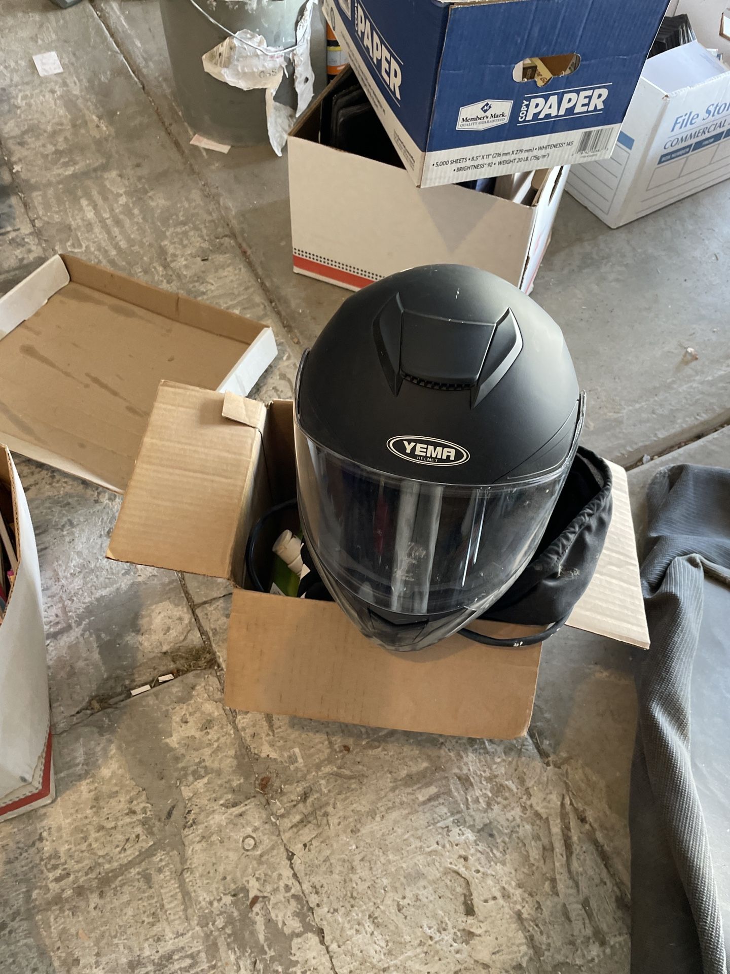 YEMA Full-Face Motorcycle Helmet 