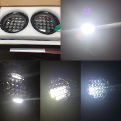 7” Round Jeep LED headlights (pair) new