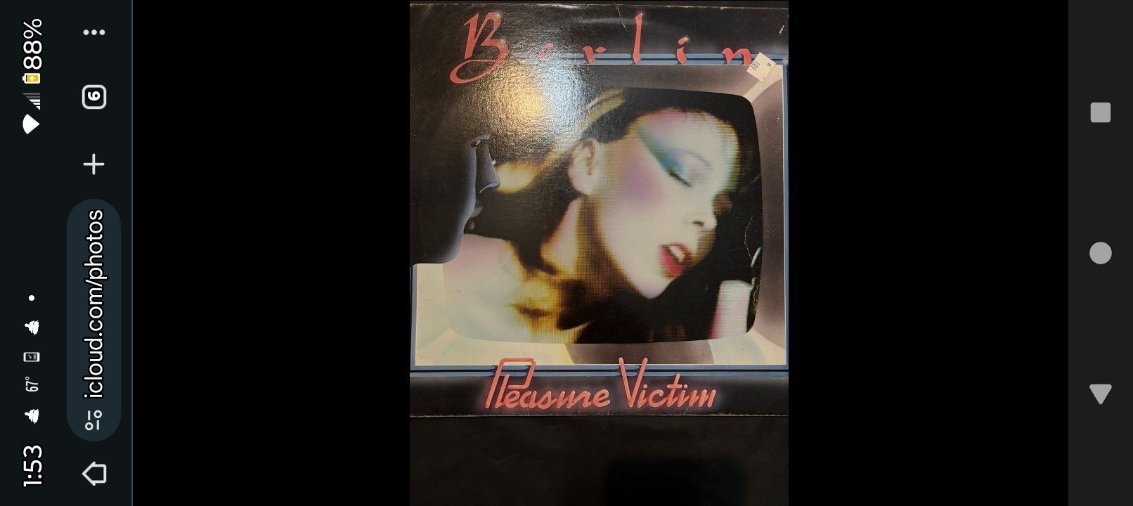 Berlin Pleasure Victim Vinyl 1982 Record