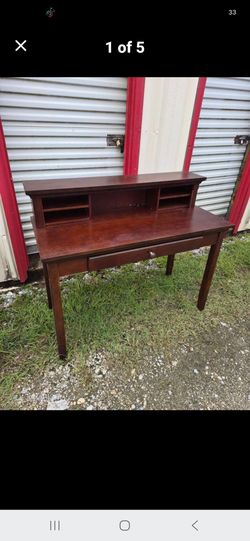 Vintage wood desk. Local delivery available for a fee
