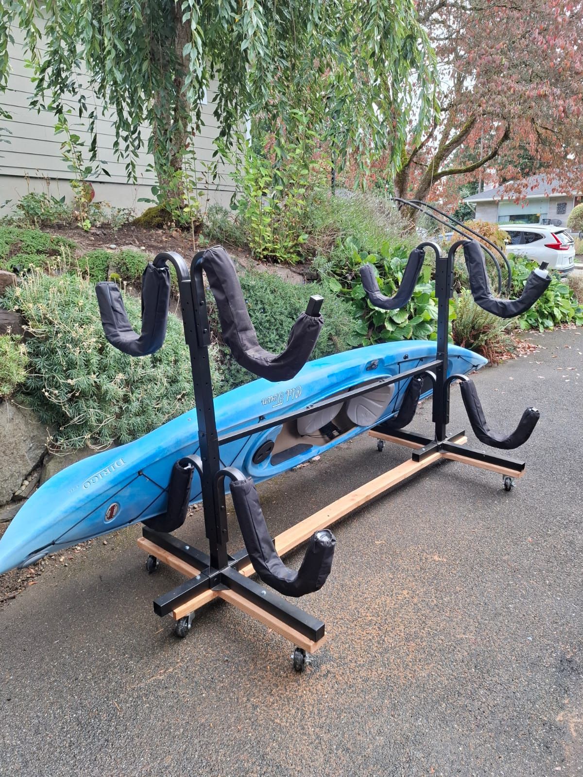 Kayak Rack - Holds 4 Kayaks 