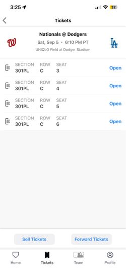 Dodgers tickets 9/5