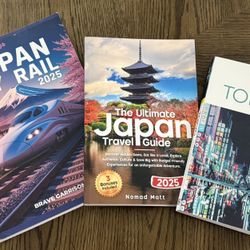 Japan Travel Books – 3 Book Set (2025 Guides + Tokyo)