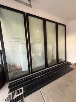 4-Panel Heavy-Duty Aluminum Bi-Fold Door System