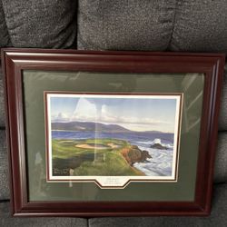 Pebble Beach Golf Course 7Th Hole Print/Lithogtaph