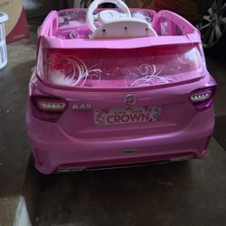 Pink Princess Electric Car
