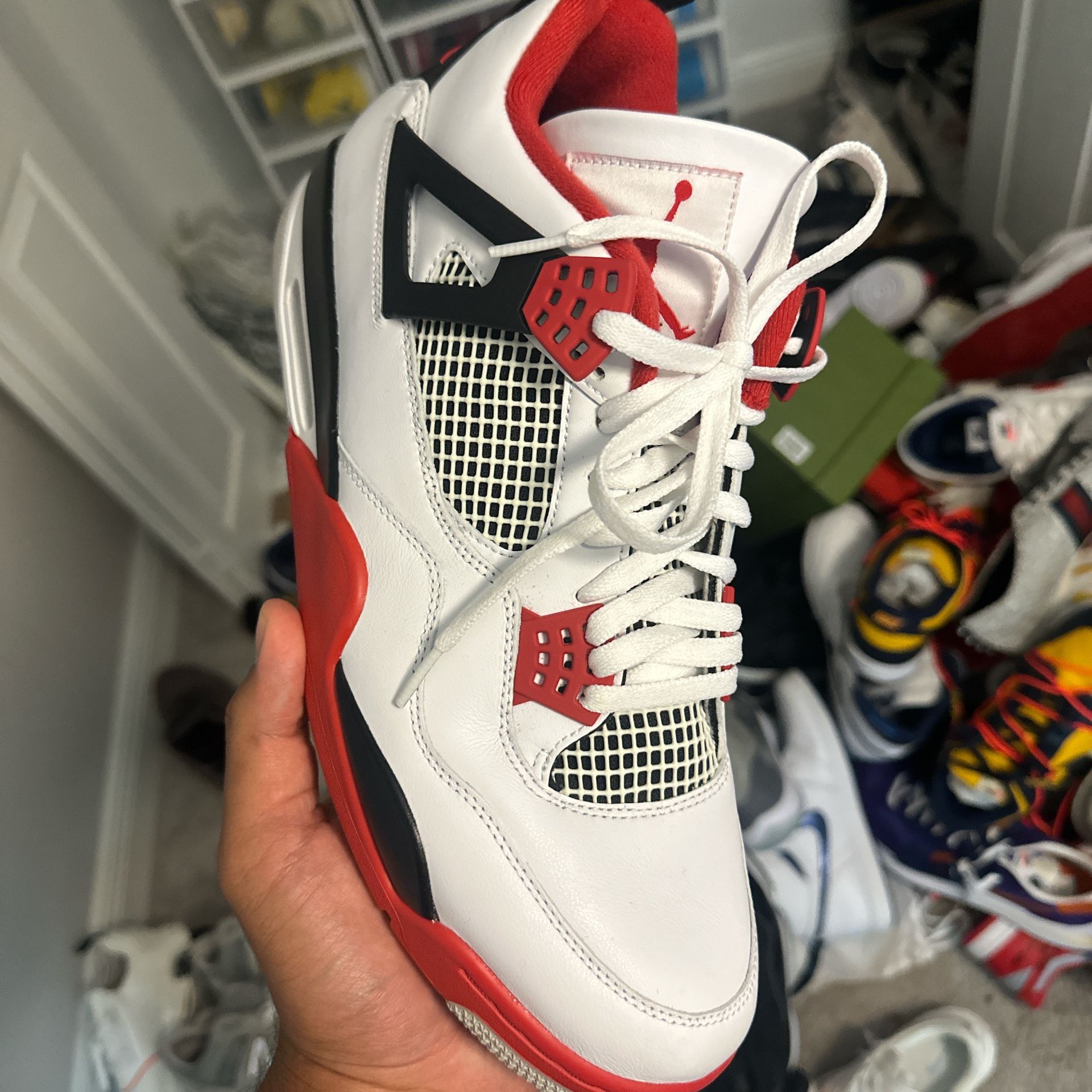 Fire Red Jordan 4’s