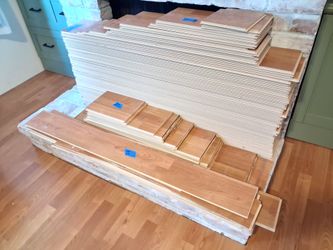 135 sq-ft flooring, used, good condition