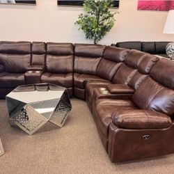Leather Sectionals , With power❤️‍🔥, Recliners 