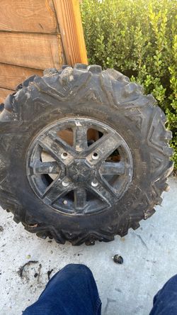 Rzr spare tire and wheel