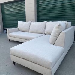 Beige Sectional Couch *Delivery Available*