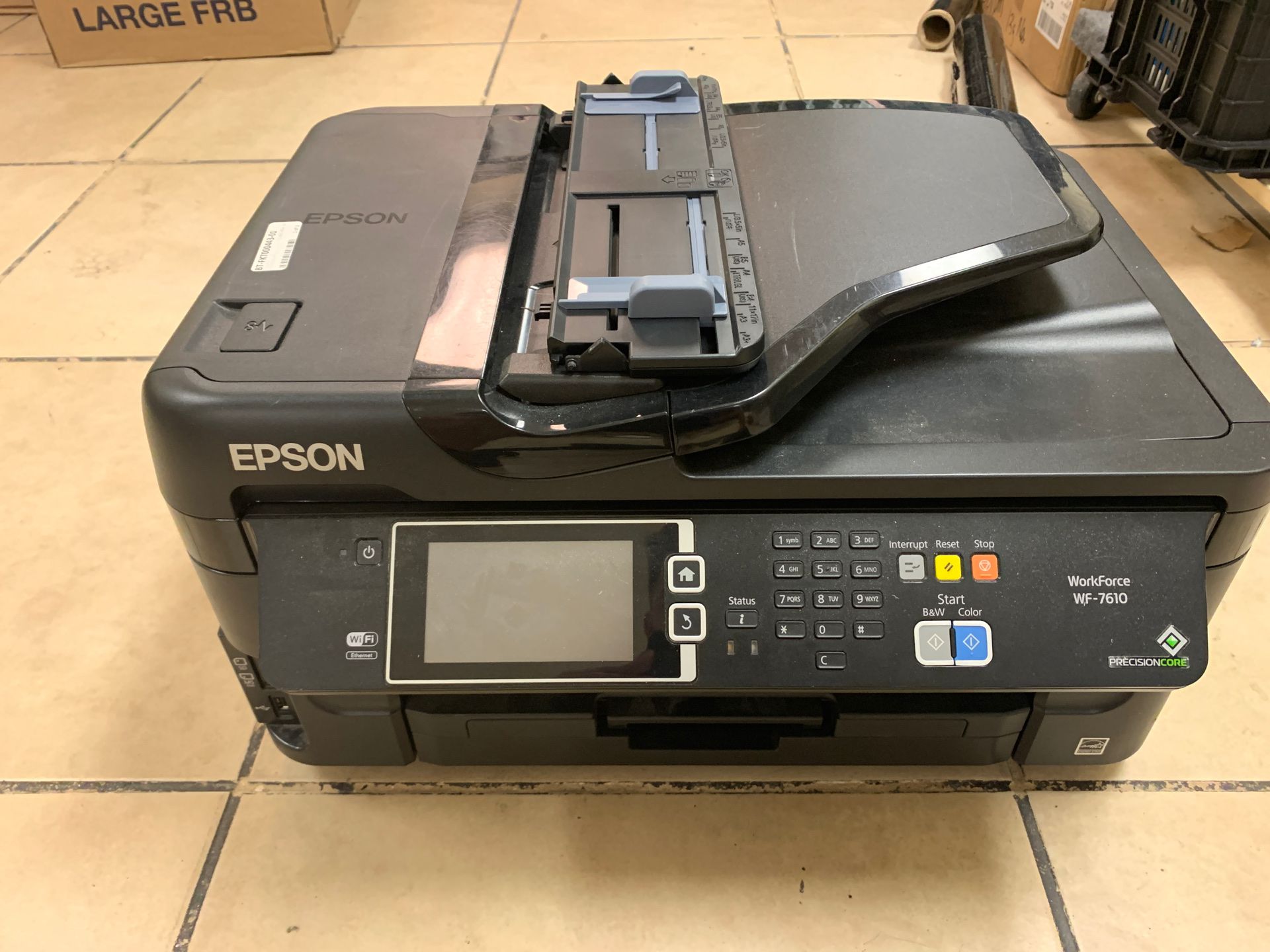 Epson Workforce Wf 7610 Wireless Color All In One Inkjet Printer With Scanner And Copier For 0094