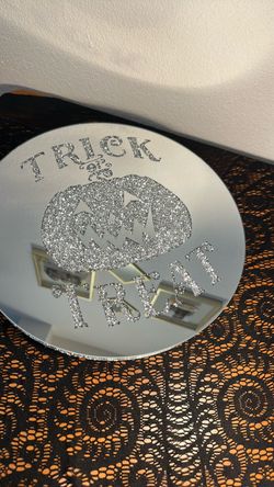 Trick or treat glam gem lazy Susan centerpiece / Table top