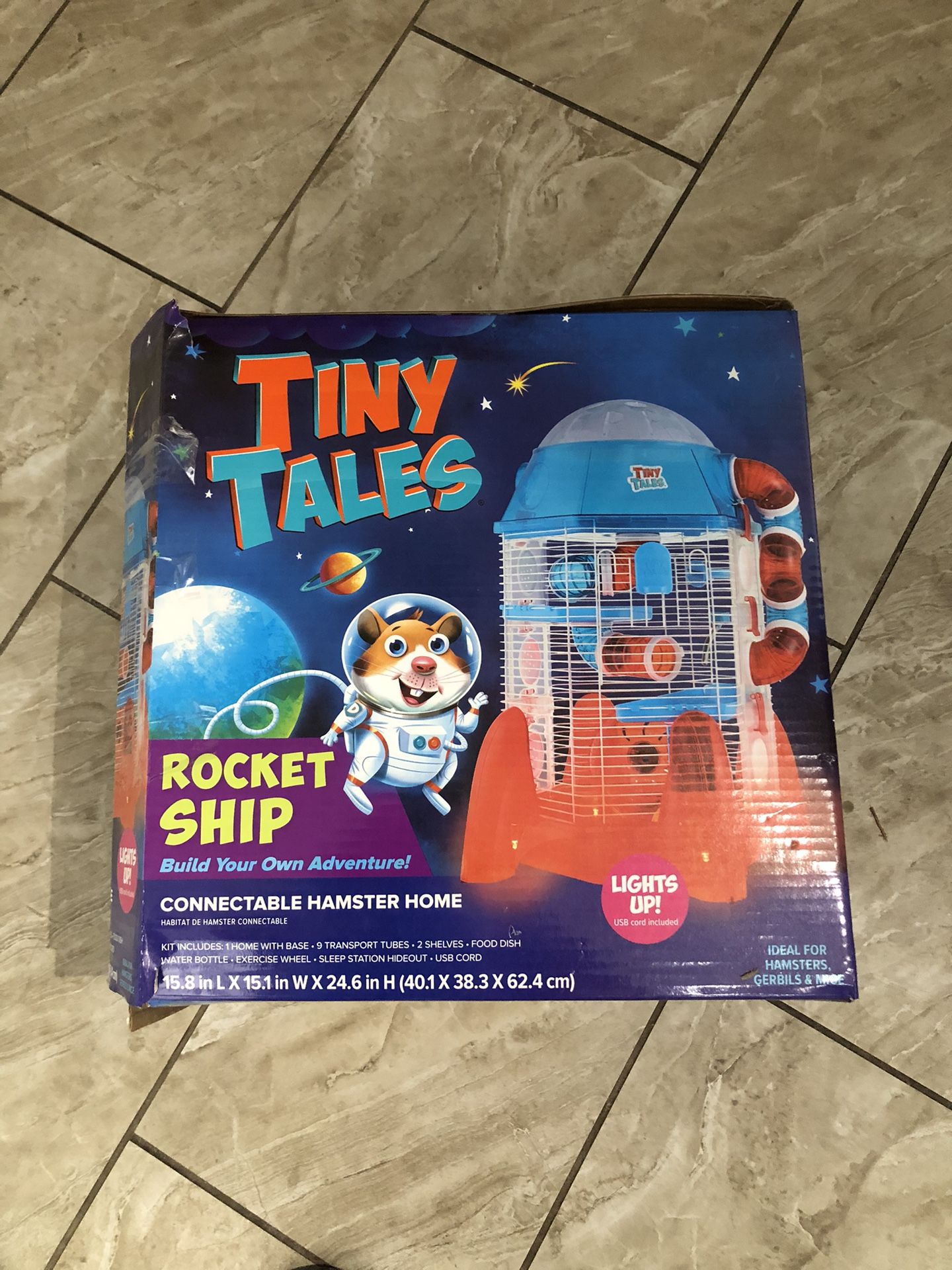 Hamster cage rocket ship 2025