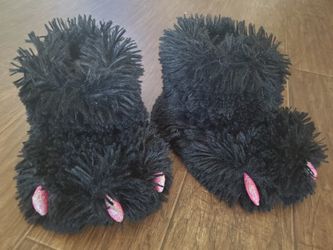 Girls, "Monster Feet" slippers. $5.