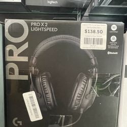 Logitech G PRO X 2 Lightspeed Wireless Gaming Headset- Black