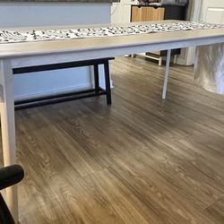 Cream / Beige Rectangle Table