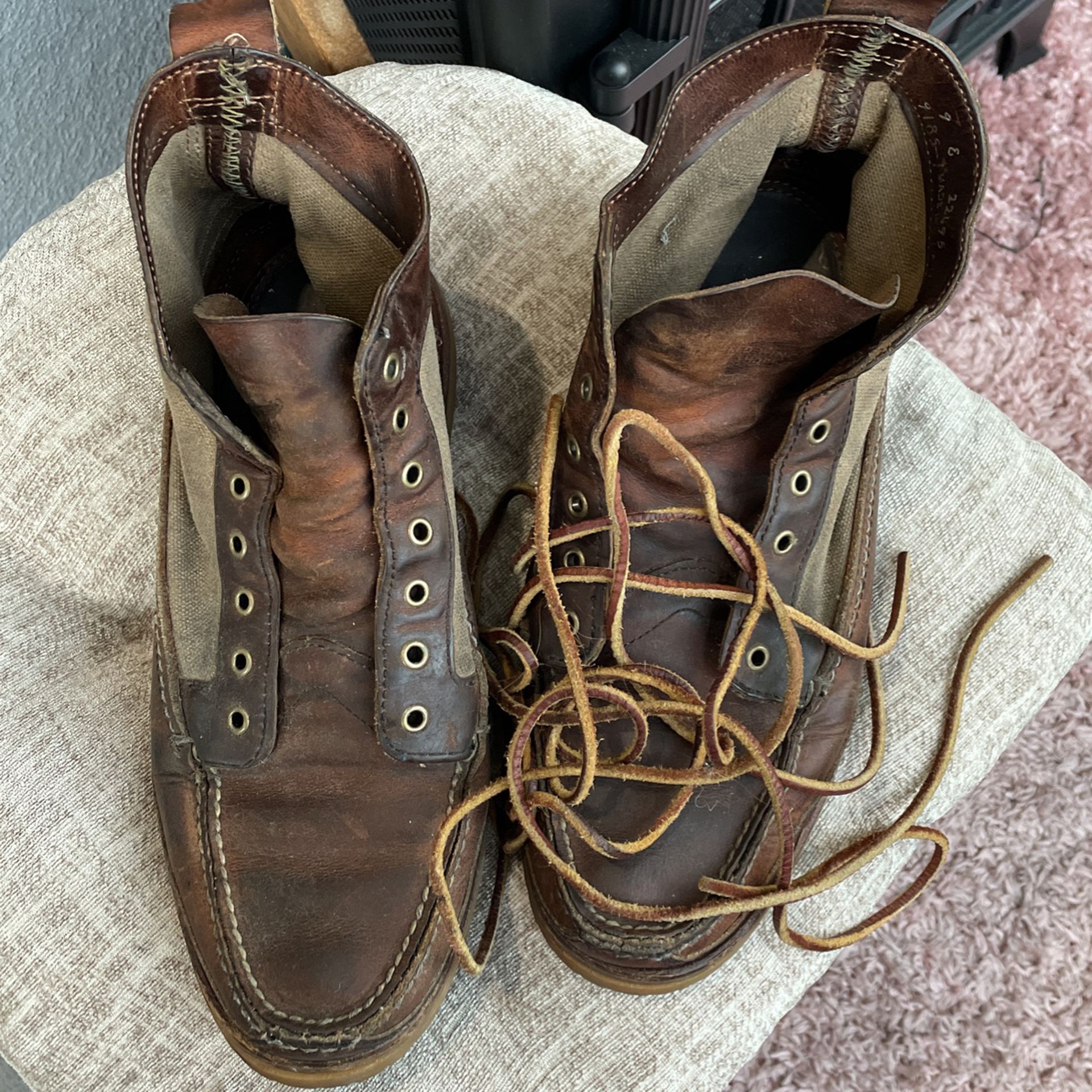 Red wing wacouta Boots (used) 