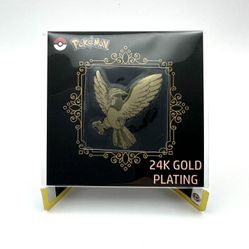 Pidgeotto 24k Gold Plated Sticker