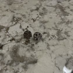 tory burch silver earrings 