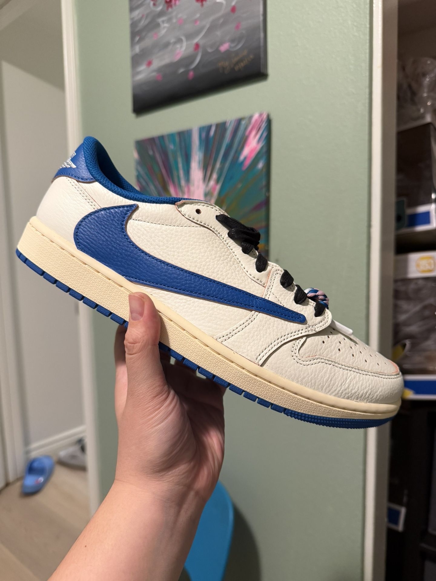 Travis Scott Fragment Jordan 1 11.5 Ds New 