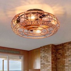 Shafeen 20'' Ceiling Fan with Light With Remote Control