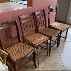Set Of 4 Antique Chairs In Point Richmond 
