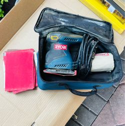 Ryobi Corded Orbital Sander With Dust Bag & Carrying Case – Works Great!
