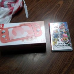 Nintendo switch, Coral,200.00 Hardly Used