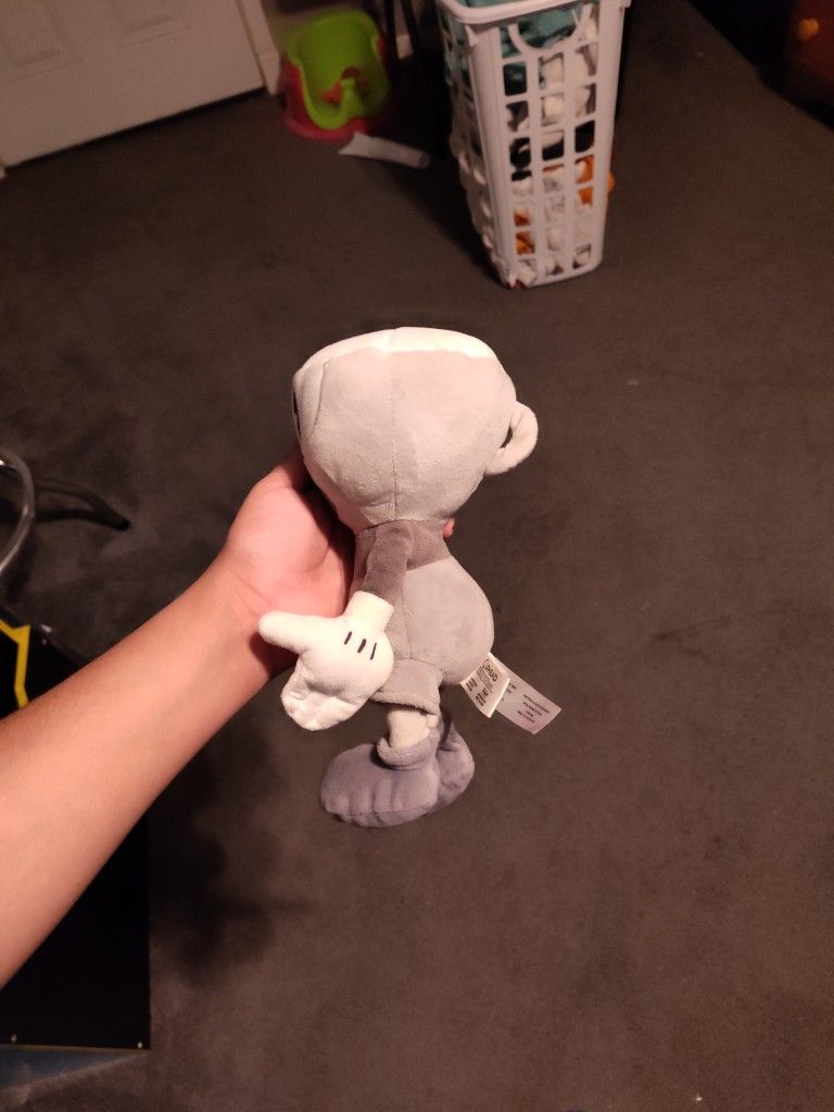 Black and white cuphead plush hotsell