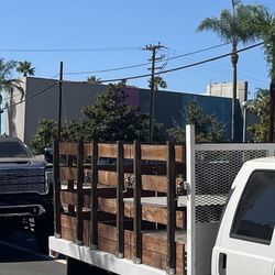 12’ Flat Bed With New Gates And New Tow Hitch