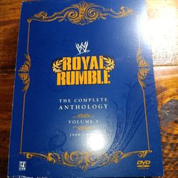 Royal Rumble the complete  anthology  1(contact info removed) rare 5 dvd set