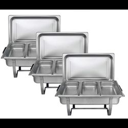 3 Tray Chafing Dish 3 pieces