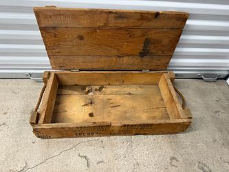 Vintage wooden crate