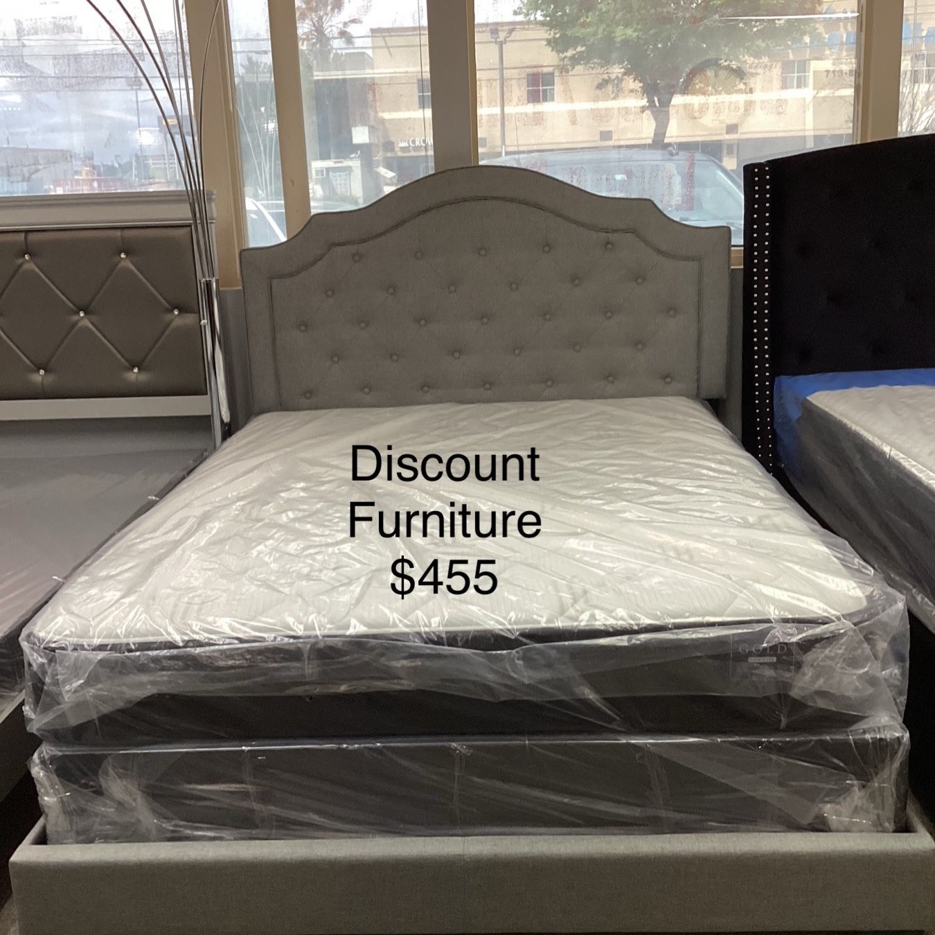 Queen Size Bed And Mattress Set SALE