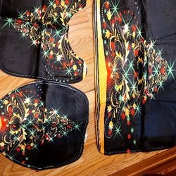 4 Pcs Christmas Bathroom Set