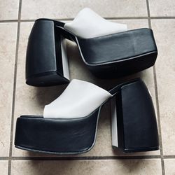 Black And White Heels 