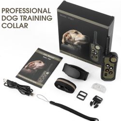 Dog Training Collar with Beep Vibration and Static Stimulation for Medium Large Dogs
