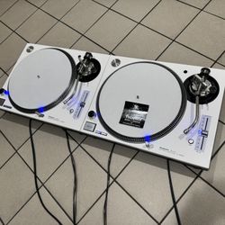 Technics sl-1200mk5 Beautiful Gloss White Fully Tuned Up, Pair!!!